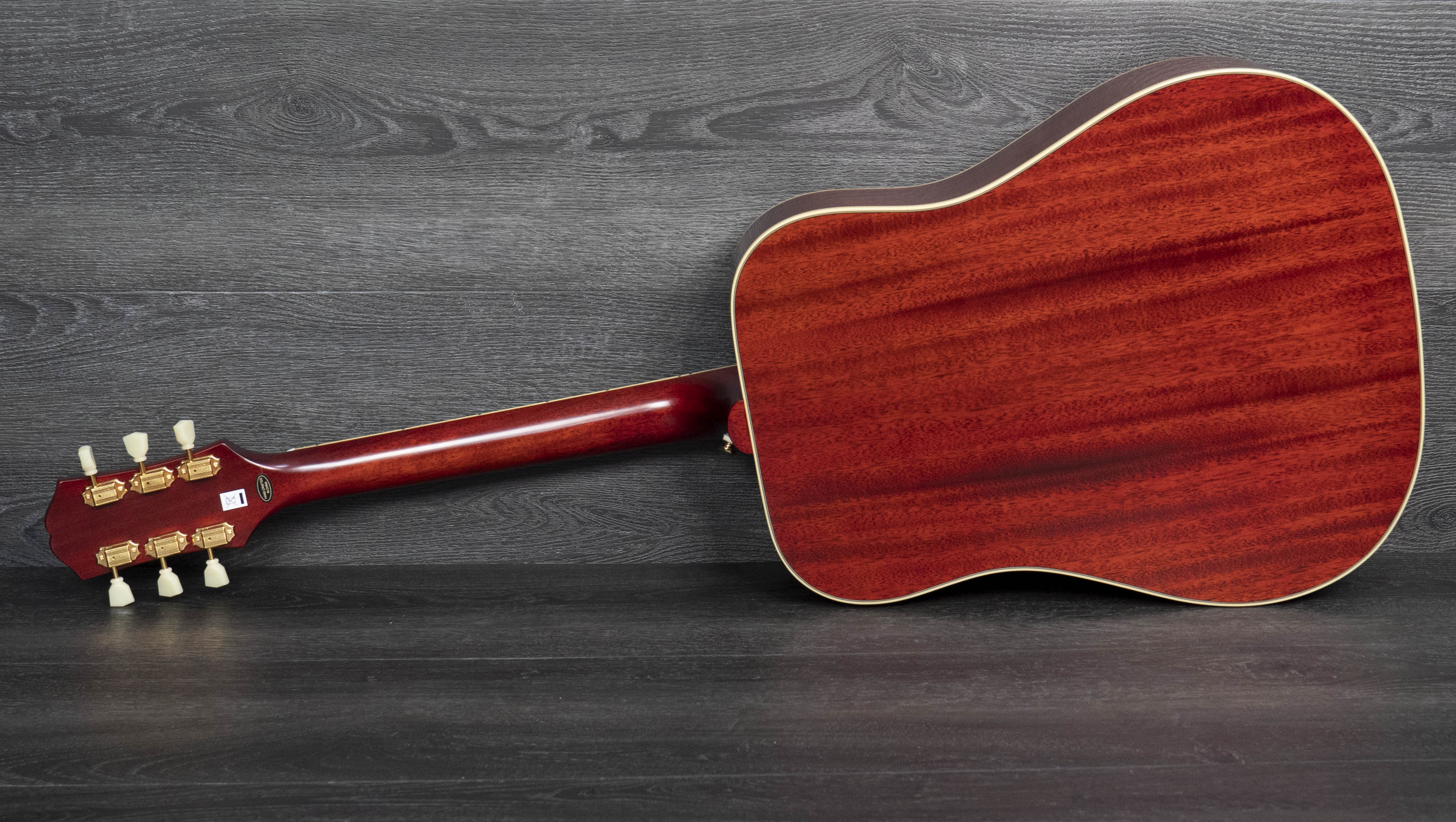 Epiphone Inspired by Gibson Hummingbird Dreadnought, Cherry