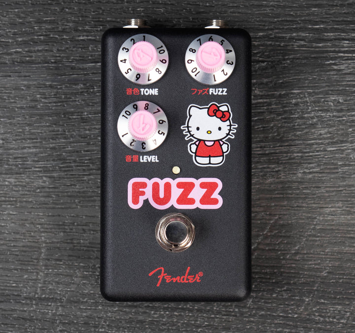 Fender x Hello Kitty Fuzz Effects Pedal, Black