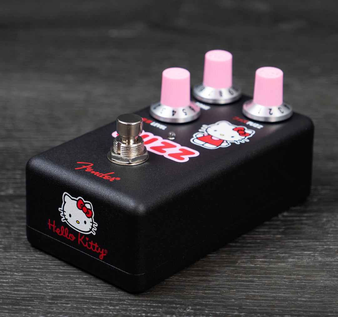 Fender x Hello Kitty Fuzz Effects Pedal, Black