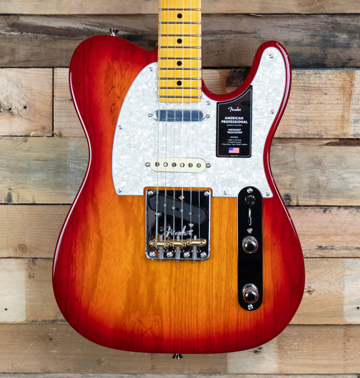 Fender American Professional Hot Shot Telecaster, Maple Fingerboard, Aged Cherry Burst