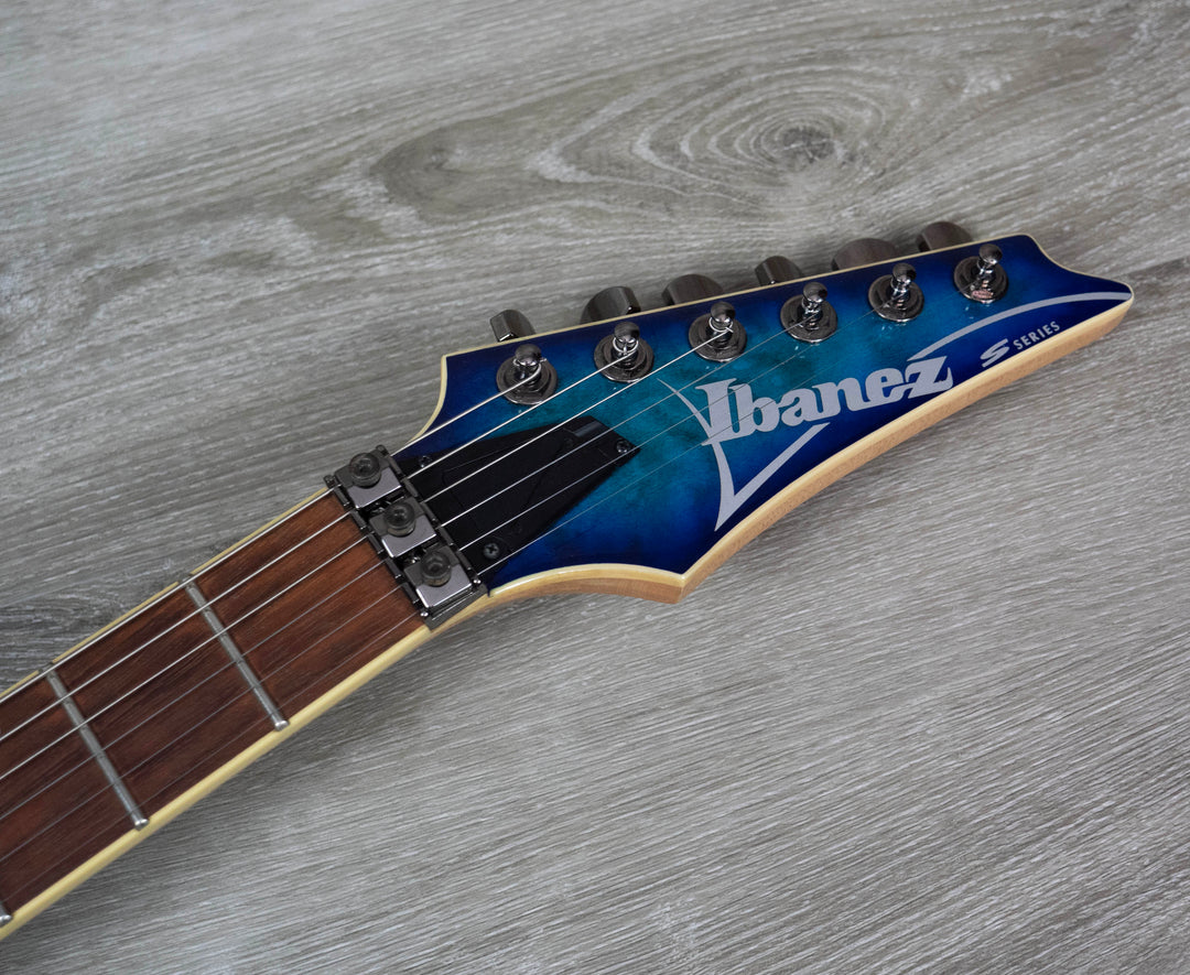 D'occasion : Guitare électrique Ibanez RGEW521MZW Zebrawood, naturelle