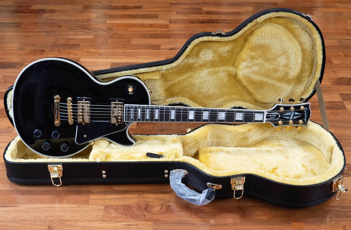 Epiphone Inspired by Gibson Les Paul Custom, Ebony, with Hard Case