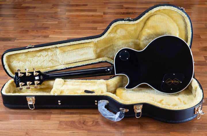 Epiphone Inspired by Gibson Les Paul Custom, Ebony, with Hard Case