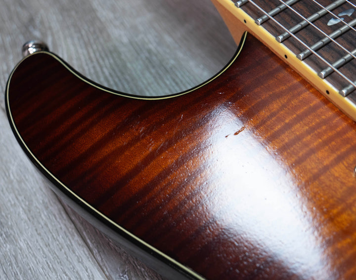 D'occasion : Guitare électrique Ibanez RGEW521MZW Zebrawood, naturelle