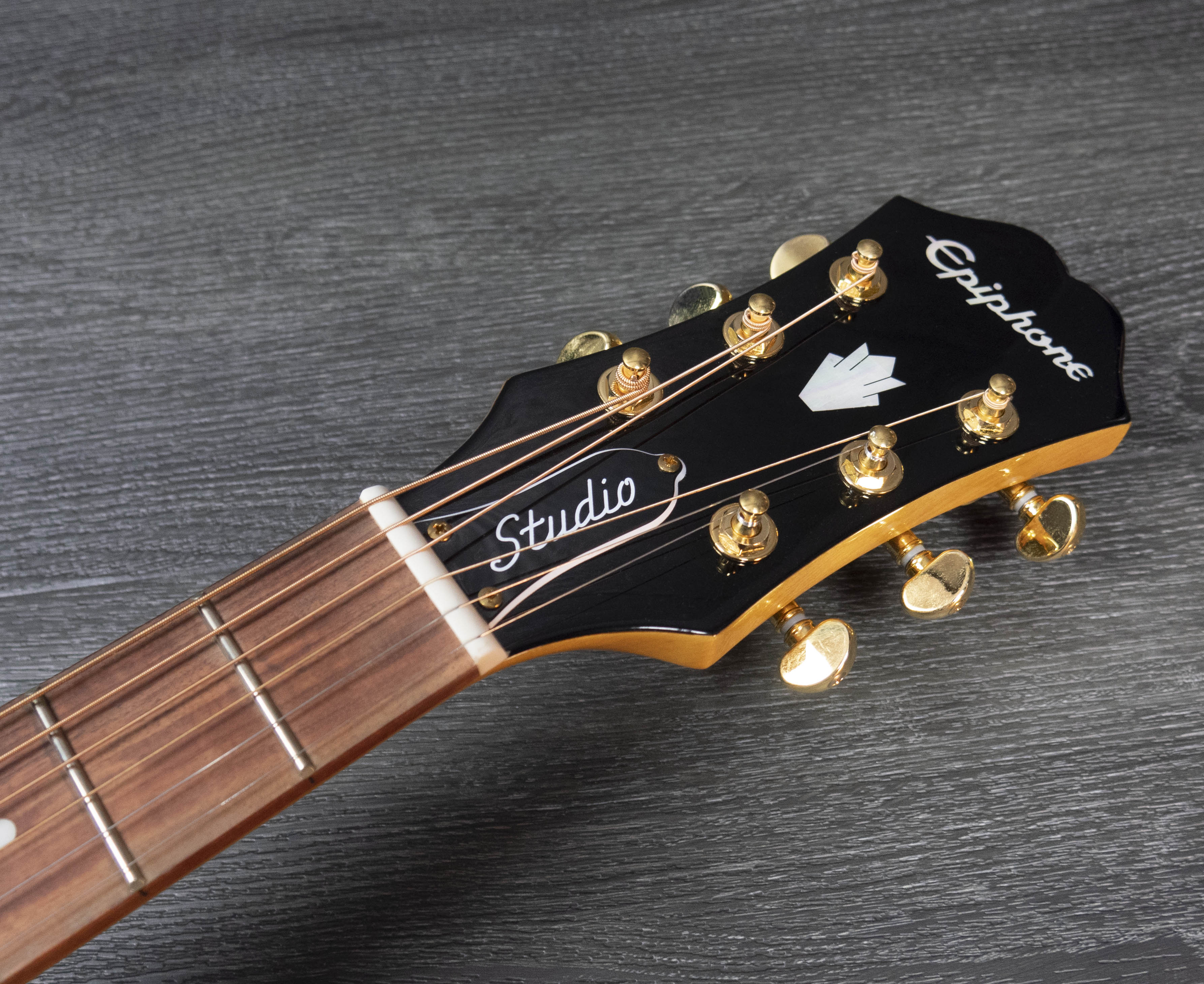 Epiphone J-200 EC Studio Parlour Electro-Acoustic, Vintage Natural