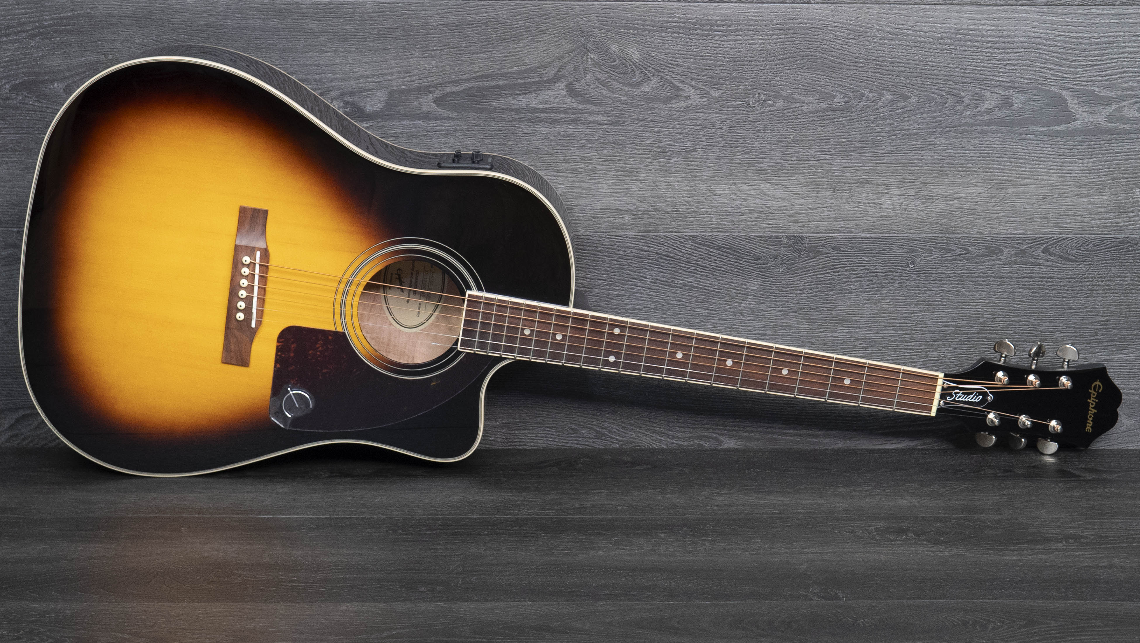 Epiphone J-45EC Studio, Vintage Sunburst – A Strings