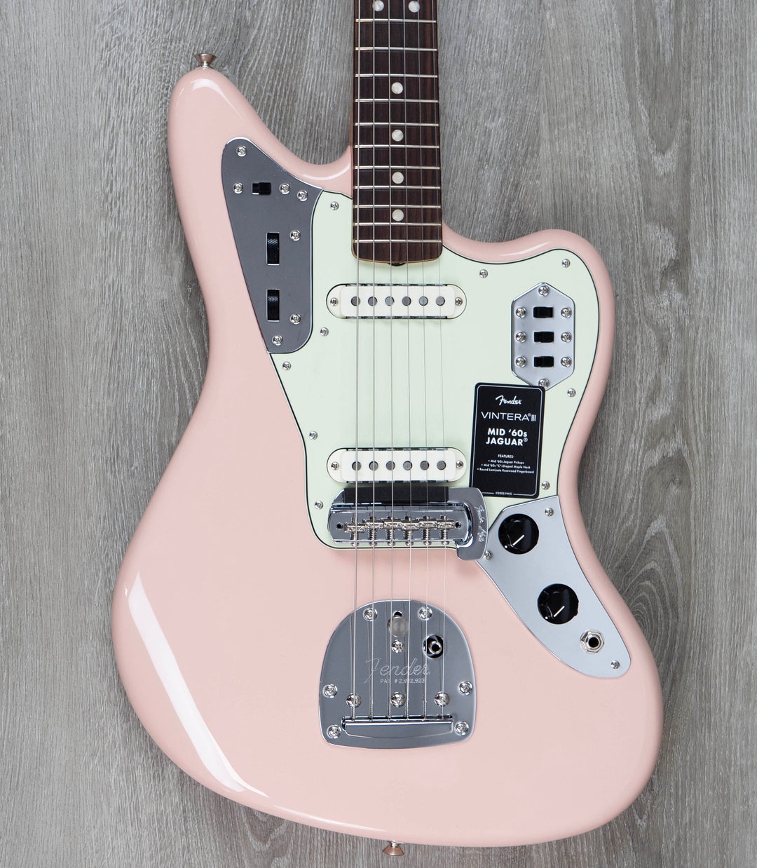 Fender Vintera III Mid '60s Jaguar, Rosewood Fingerboard, Shell Pink
