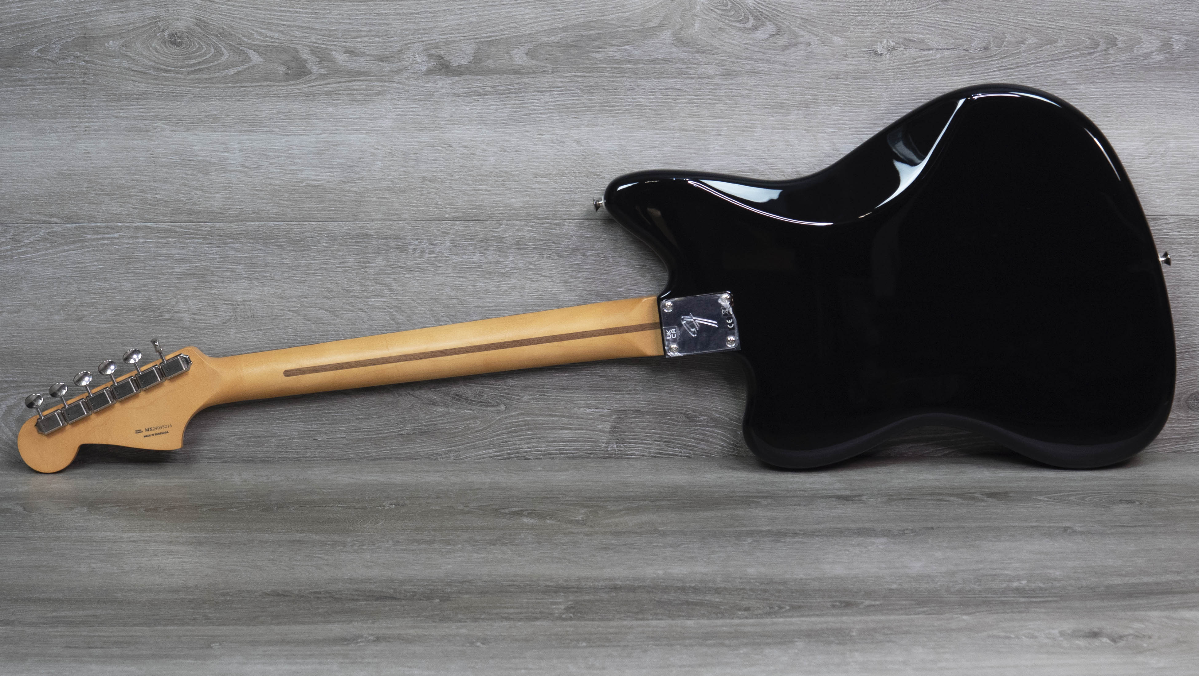 Fender Player II Jazzmaster, touche en palissandre, noir – A Strings