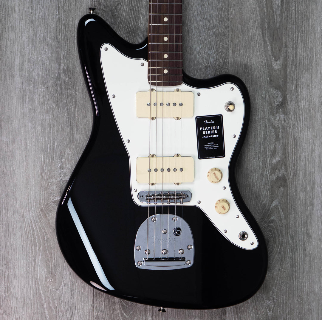 Fender Player II Jazzmaster, touche en palissandre, noir