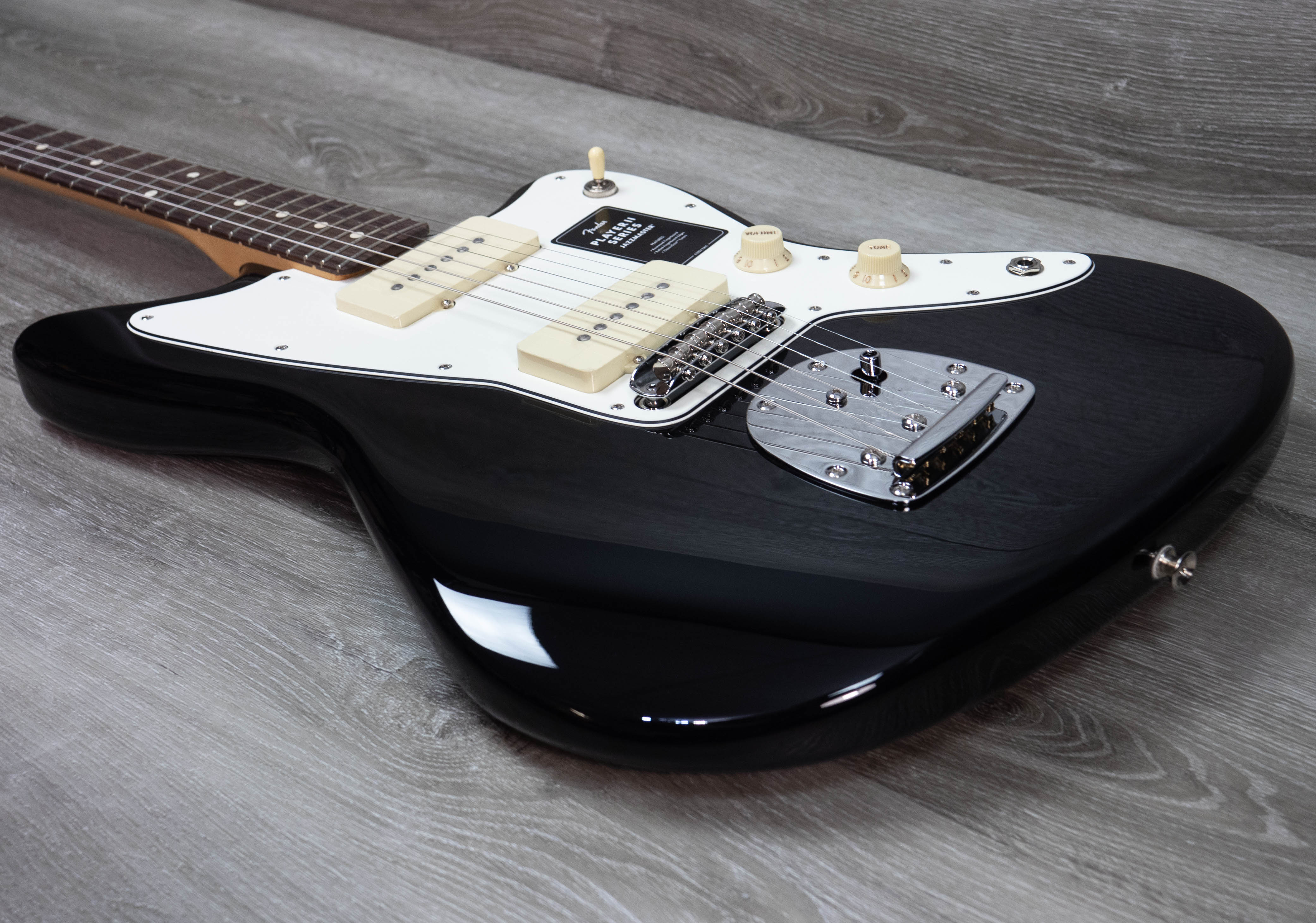 Fender Player II Jazzmaster, Rosewood Fingerboard, Black – A Strings