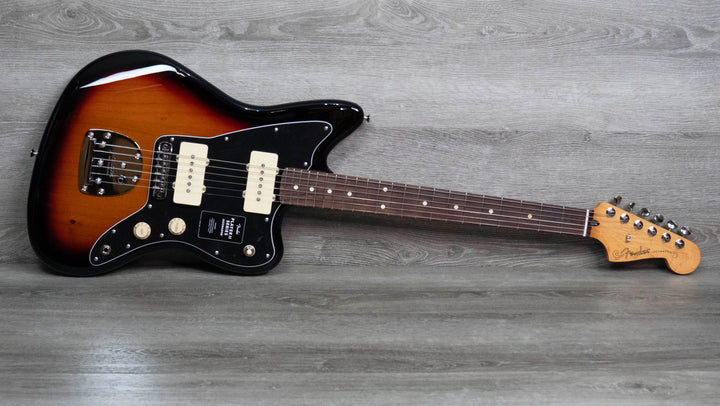 Fender Player II Jazzmaster, diapasón de palisandro, Sunburst de 3 colores