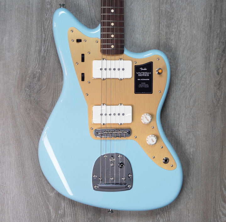 Fender Vintera II Jazzmaster des années 50, Sonic Blue