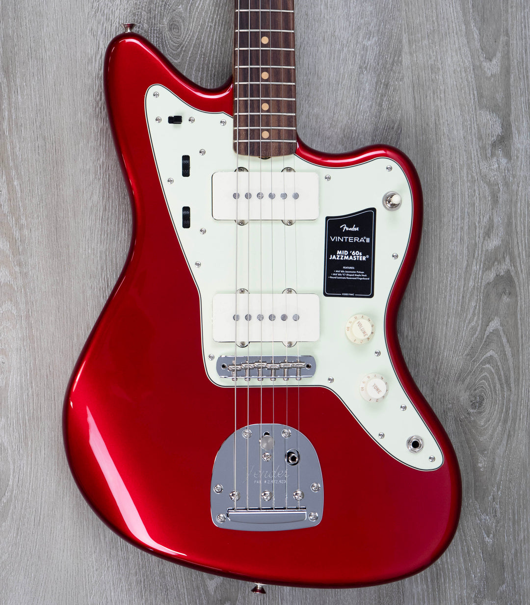 Fender Vintera III Mid '60s Jazzmaster, Rosewood Fingerboard, Candy Apple Red