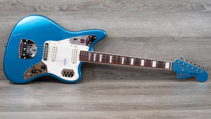 Fender Made in Japan Traditional Late 60s Jaguar, Rosewood Fingerboard, Lake Placid Blue