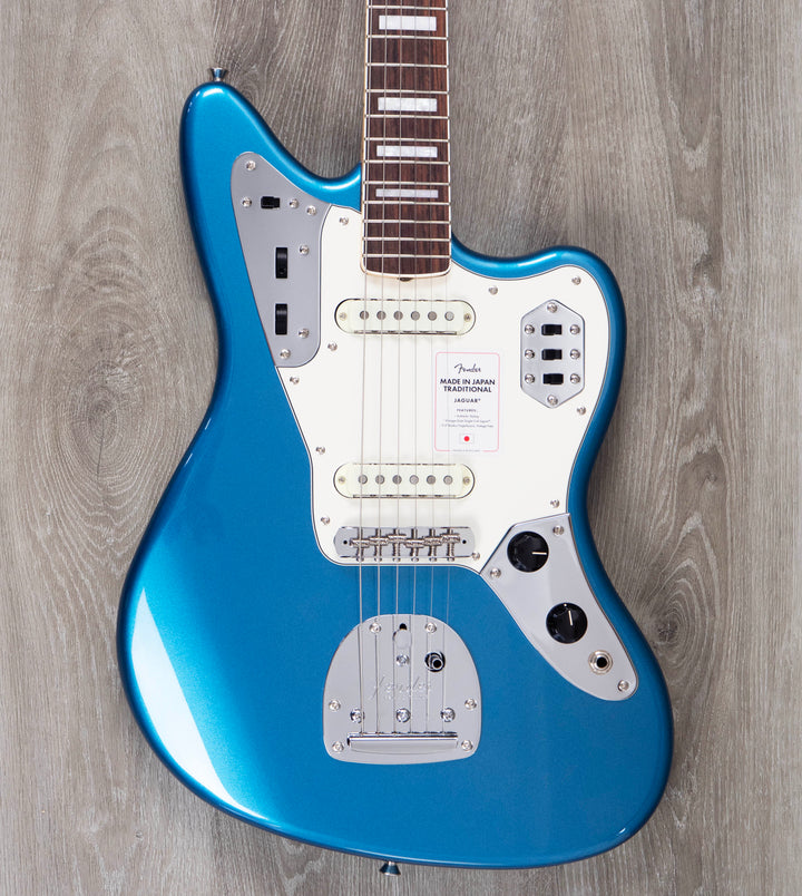 Fender Made in Japan Traditional Late 60s Jaguar, Rosewood Fingerboard, Lake Placid Blue