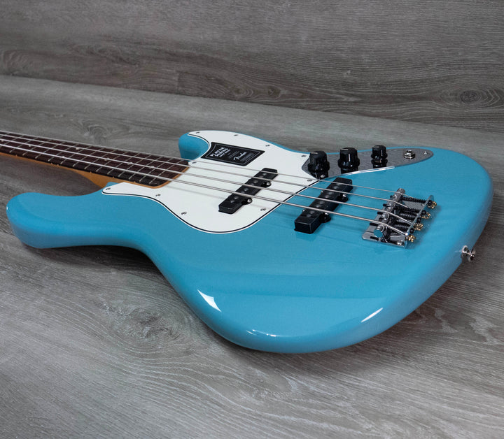 Fender Player II Jazz Bass, touche en palissandre, Aquatone Blue