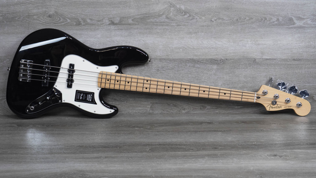 Fender Player Jazz Bass, Maple Fingerboard, Black – A Strings