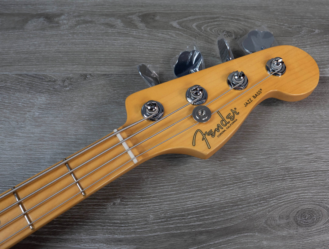 Fender American Professional II Jazz Bass, diapasón de arce, pino tostado