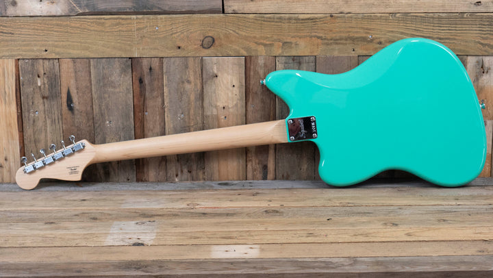 Squier Paranormal Baritone Jazzmaster HH, Laurel Fingerboard, Parchment Pickguard, Sea Foam Green