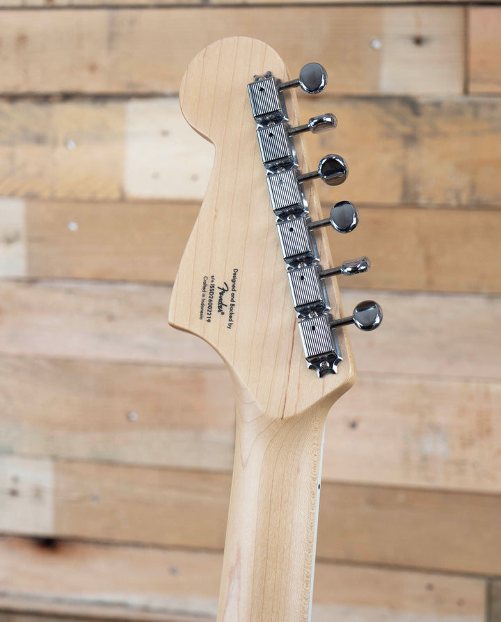 Squier Paranormal Baritone Jazzmaster HH, Laurel Fingerboard, Parchment Pickguard, Sea Foam Green