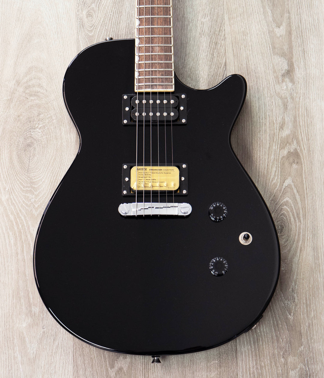 Gretsch Streamliner Jet Club, Laurel Fingerboard, Jet Black