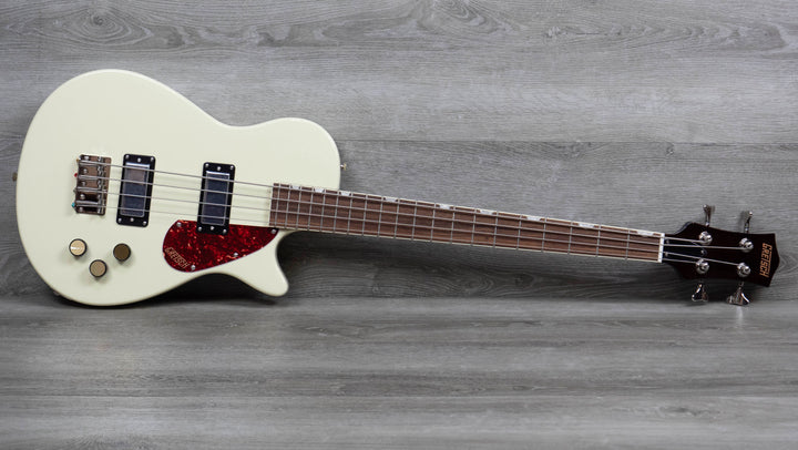 Gretsch Streamliner Jet Club Bass Single-Cut, Laurel Fingerboard, Vintage White