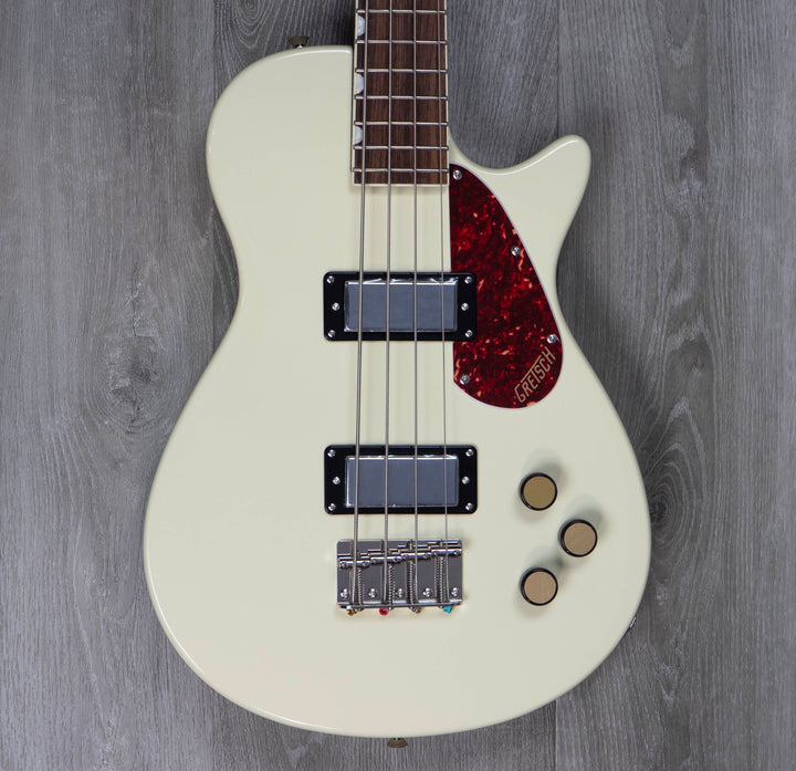 Gretsch Streamliner Jet Club Bass Single-Cut, Laurel Fingerboard, Vintage White