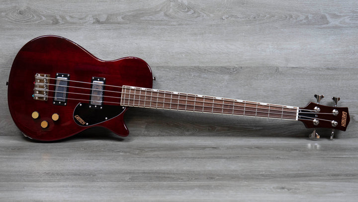 Gretsch Streamliner Jet Club Bass Single-Cut, touche en laurier, teinte noyer