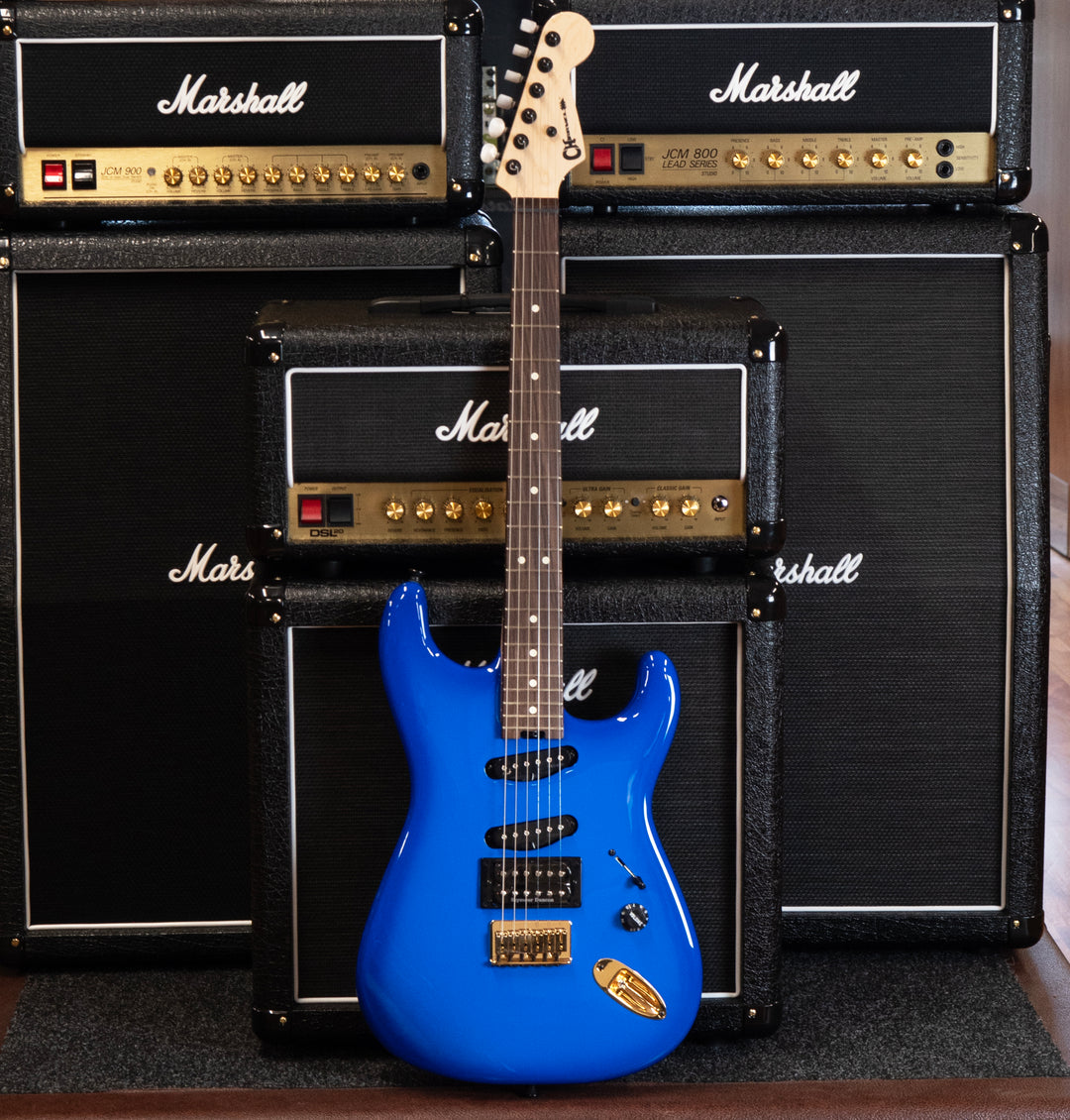 Charvel Jake E Lee Signature Pro-Mod San-Dimas Style 1 HSS HT, Rosewood Fingerboard, Blue Burst