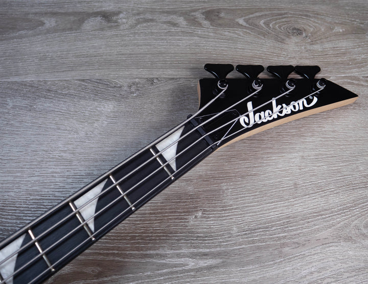 Bajo de concierto Jackson JS Series Minion JS1X, diapasón de amaranto, negro satinado