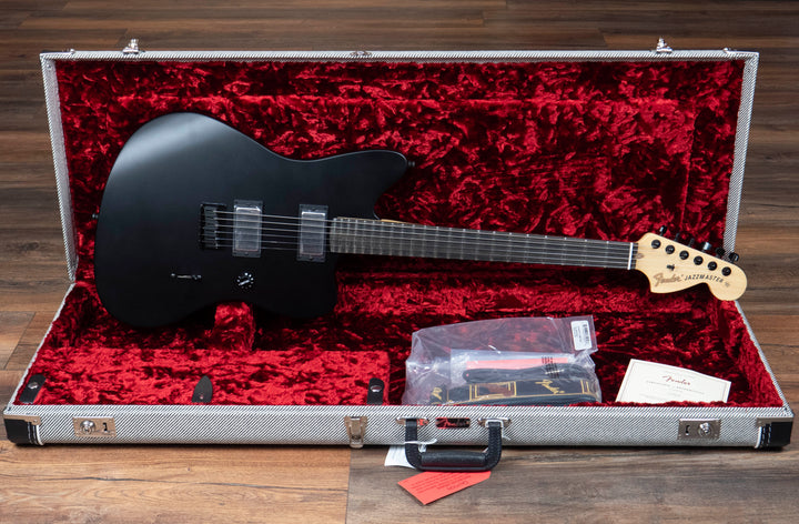 Fender Jim Root Jazzmaster, touche en ébène, noir mat