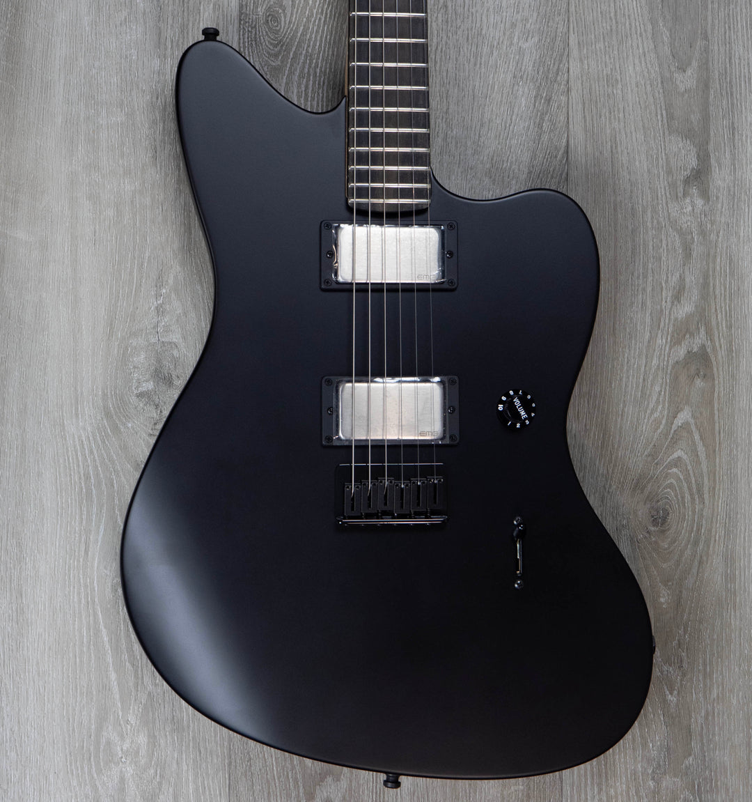 Fender Jim Root Jazzmaster, touche en ébène, noir mat