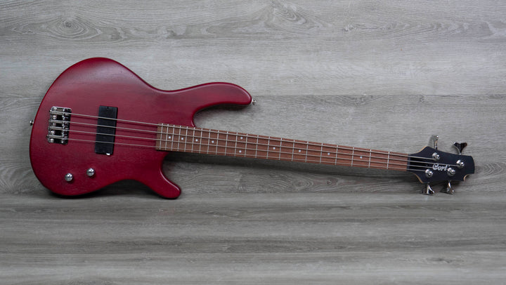 Cort Action Bass Junior, Open Pore Black Cherry