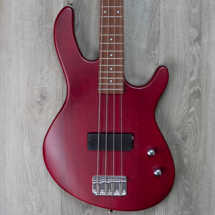 Cort Action Bass Junior, Open Pore Black Cherry