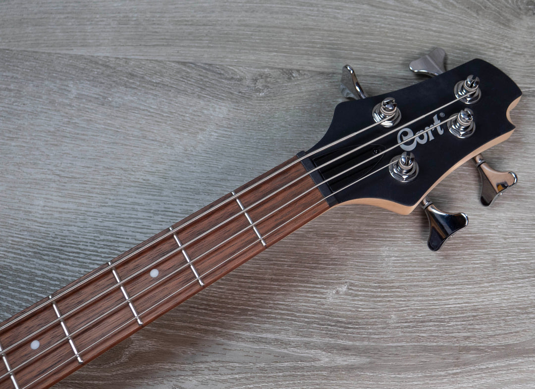 Cort Action Bass Junior, Open Pore Black Cherry