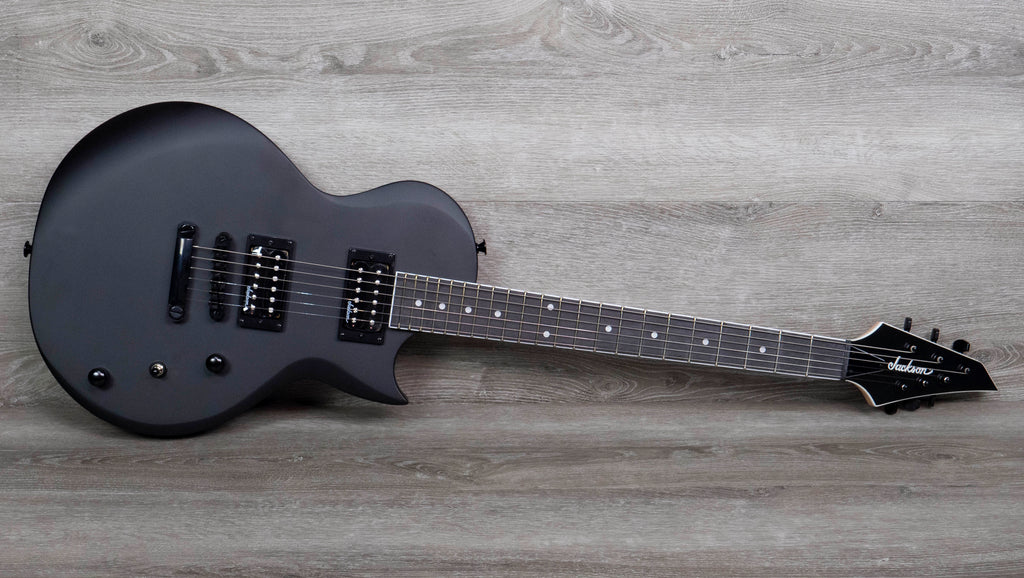 ギター JACKSON JS22 Monarkh SC Satin Black Jackson JS Series Monarkh SC JS22, Amaranth Fingerboard, Satin