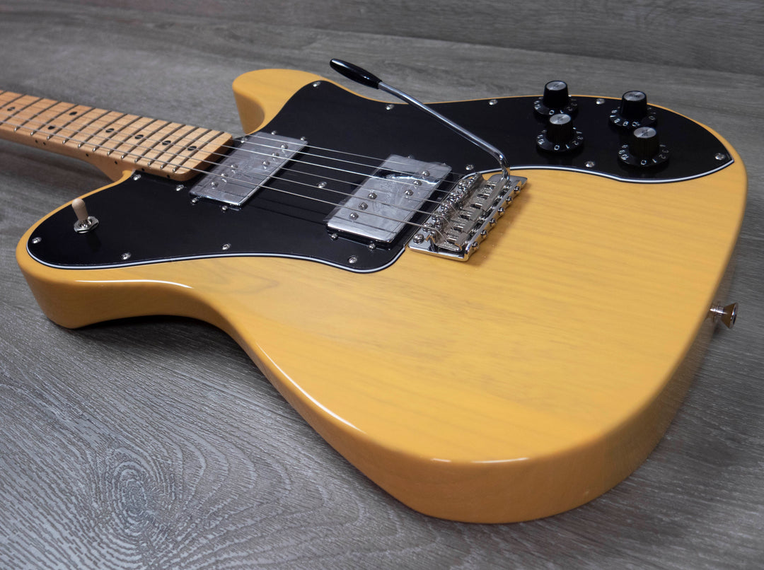 B-Stock Fender Made in Japan Limited Edition 70s Deluxe Telecaster with Tremolo, Butterscotch Blonde