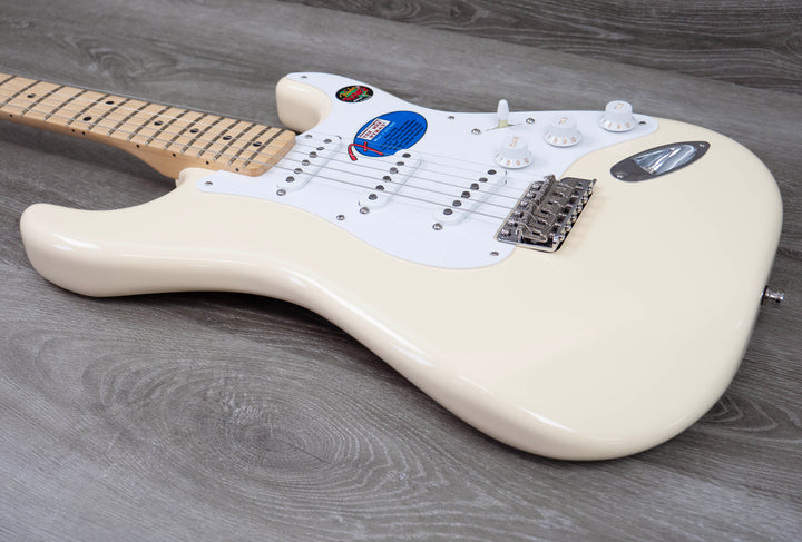 Fender Jimmie Vaughan Tex-Mex Strat, touche en érable, blanc olympique