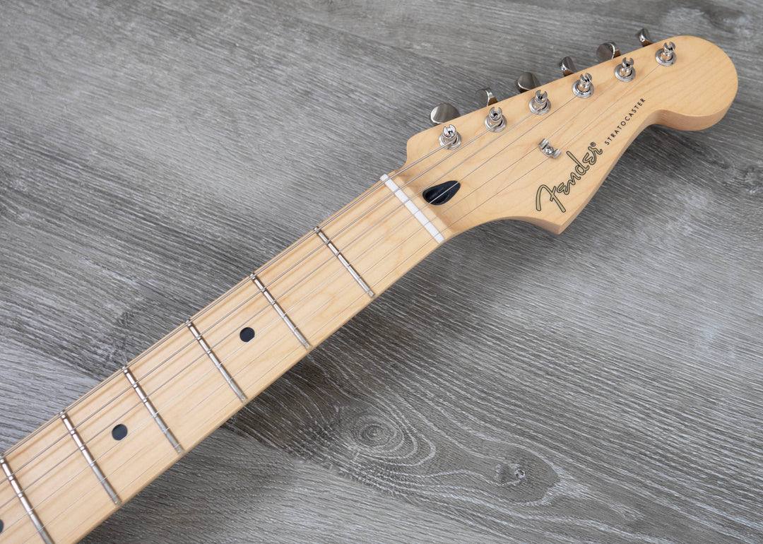 Fender Jimmie Vaughan Tex-Mex Strat, touche en érable, blanc olympique