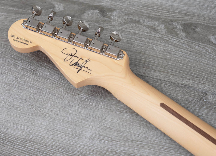 Fender Jimmie Vaughan Tex-Mex Strat, touche en érable, blanc olympique