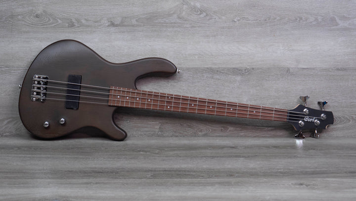 Cort Action Bass Junior, Open Pore Walnut