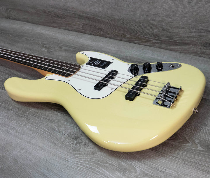 Fender Player II Jazz Bass, touche en palissandre, jaune Hialeah