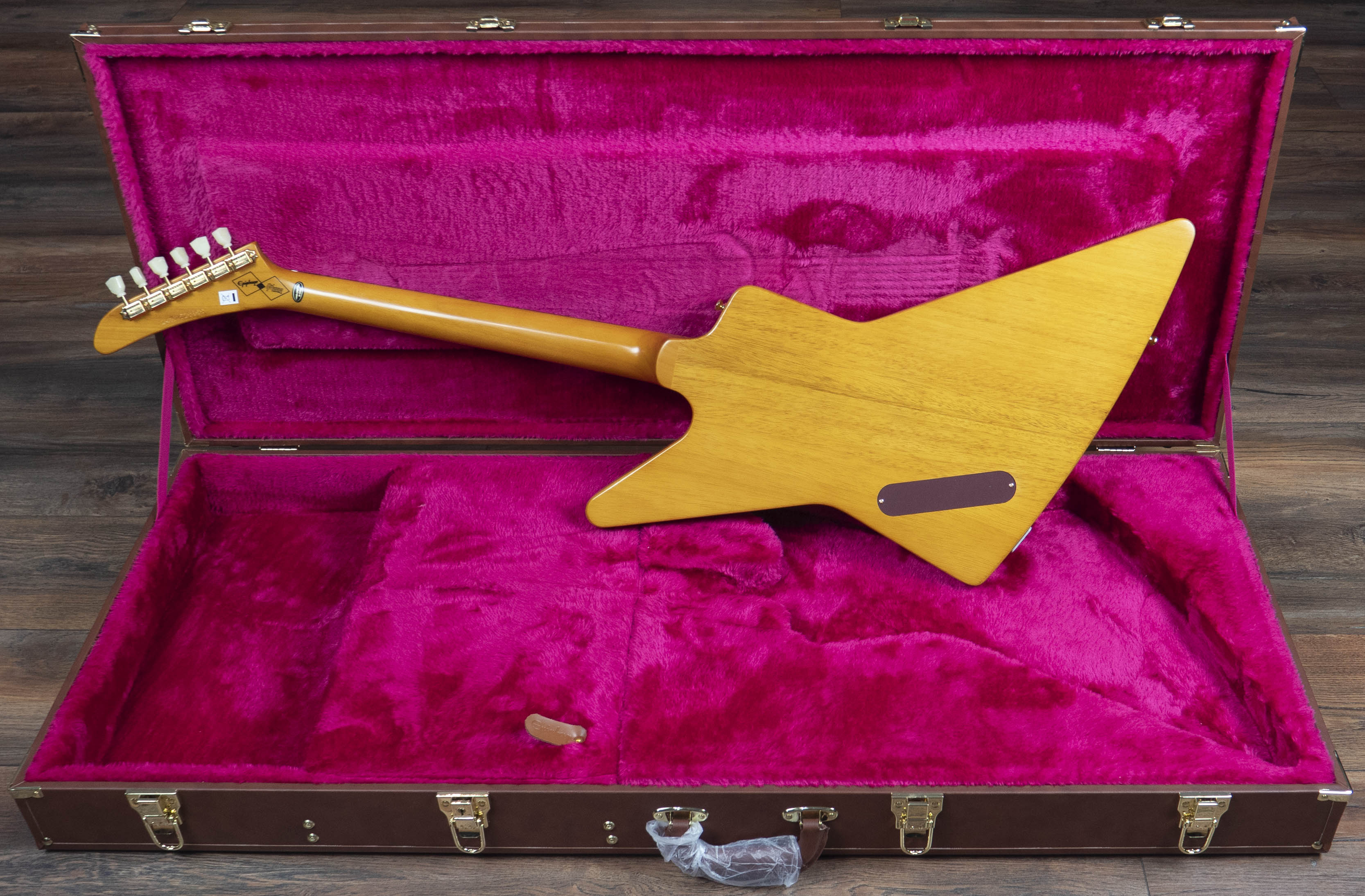 Epiphone Inspired by Gibson 1958 Korina Explorer (White Pickguard