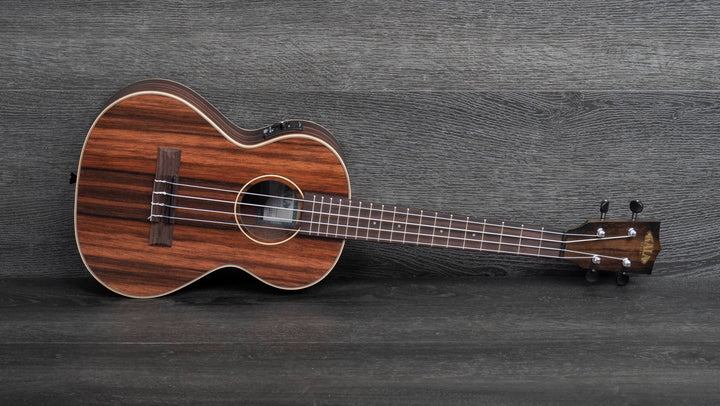 Kala Striped Ebony Tenor Electro Ukulele