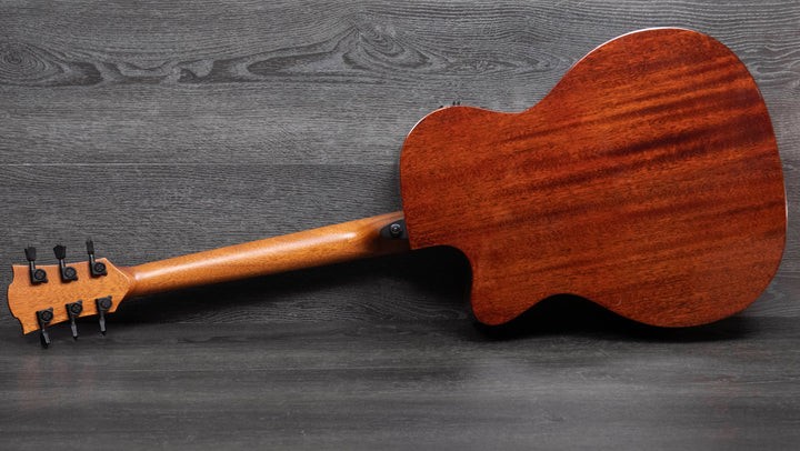 Lâg T118ABCE Tramontane Auditorium Bevel Cutaway Electro-Acoustic Guitar, Brown Shadow