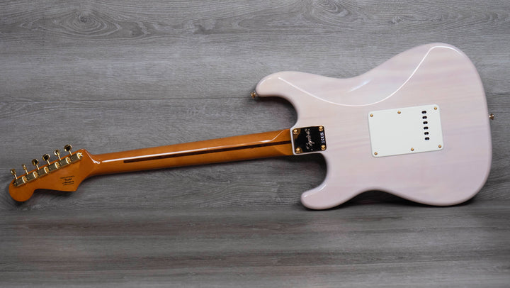 Squier FSR Classic Vibe '50s Stratocaster, Maple Fingerboard, Parchment Pickguard, Gold Hardware, White Blonde