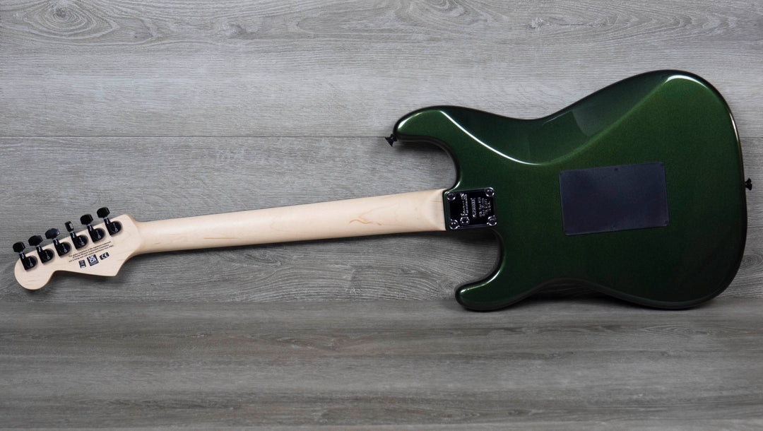 Charvel Pro-Mod So-Cal Style 1 HSS FR E, diapasón de ébano, verde Lambo