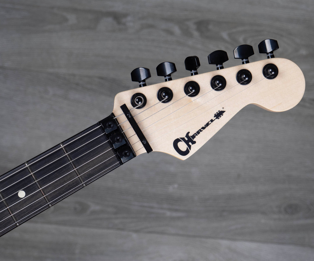 Charvel Pro-Mod So-Cal Style 1 HSS FR E, diapasón de ébano, verde Lambo