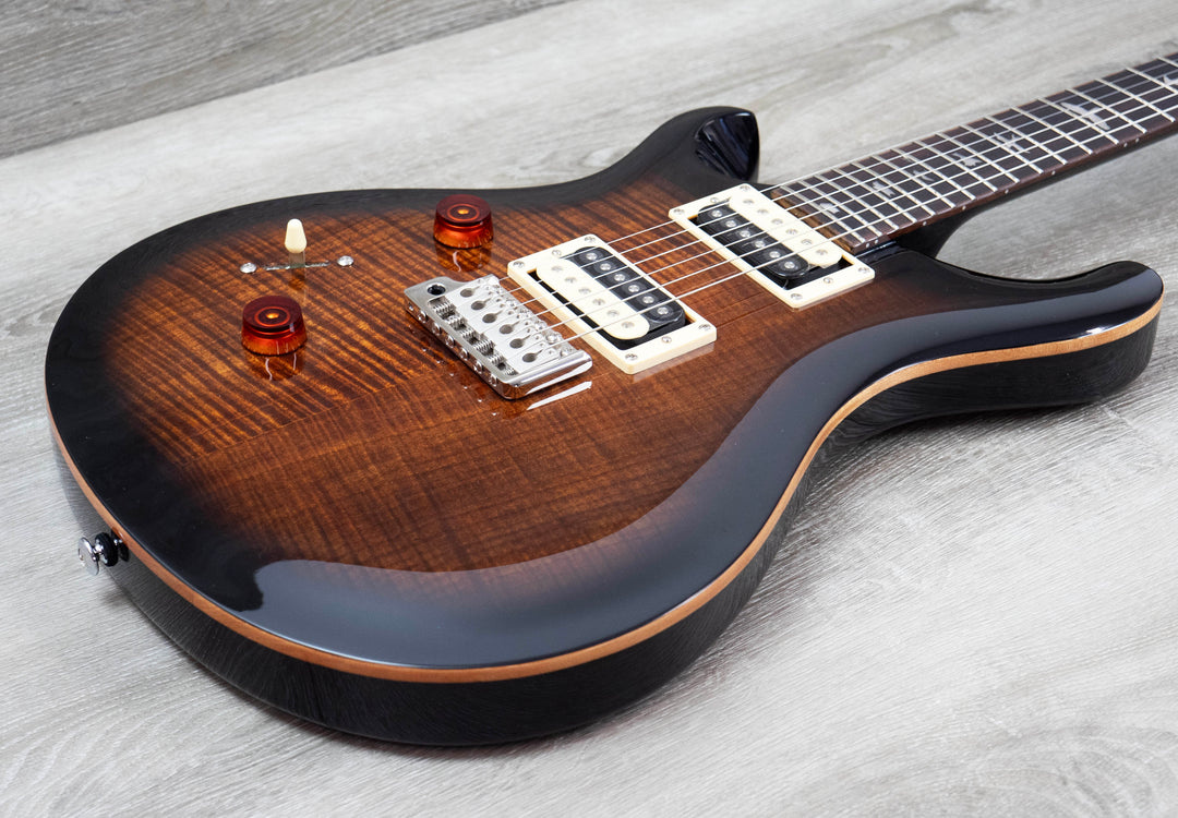 PRS SE Custom 24 Left Handed, Black Goldburst