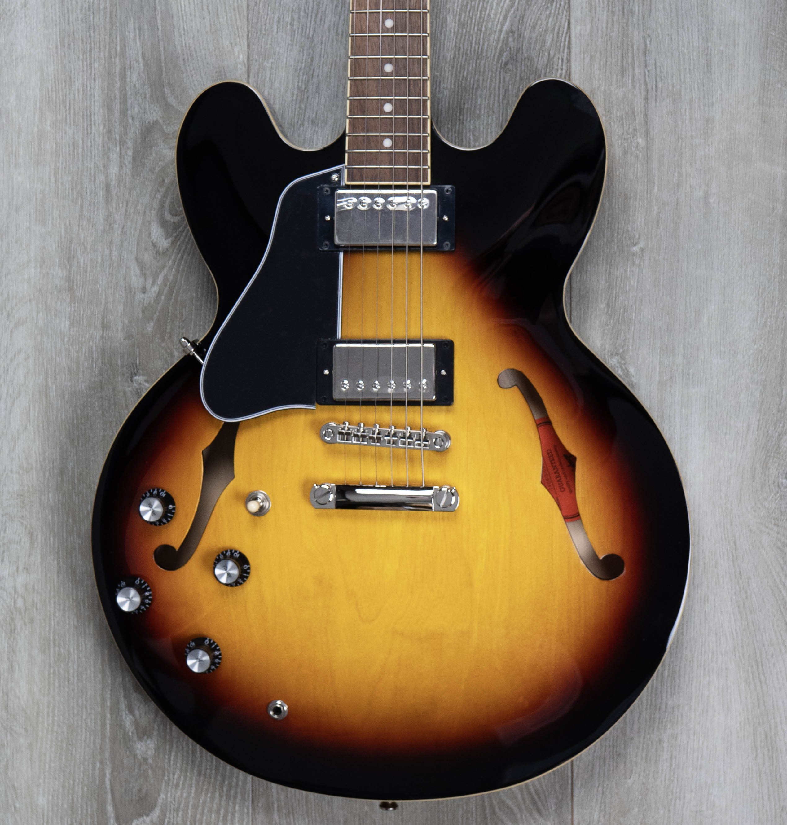Epiphone ES-335 Left Handed, Vintage Sunburst – A Strings